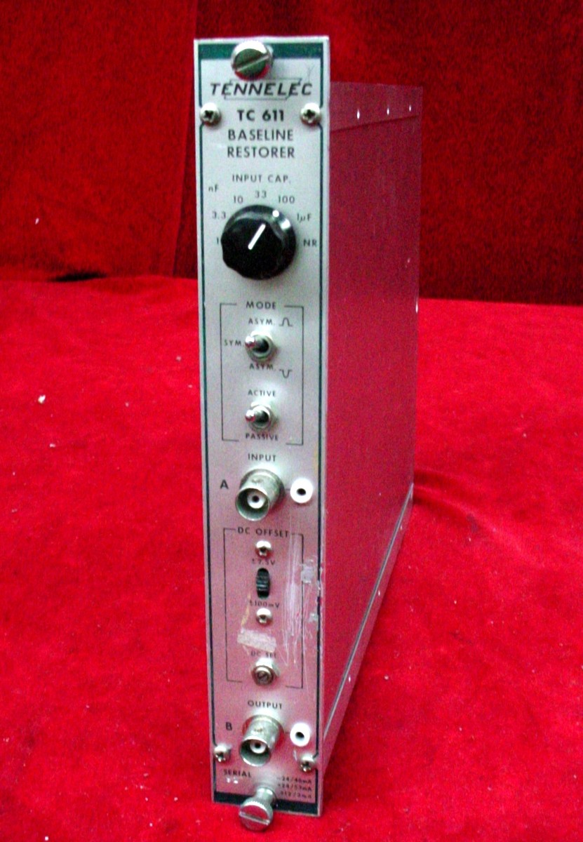 Tennelec TC 611 Baseline Restorer NIM BIN Plug-In Module TC611 | eBay