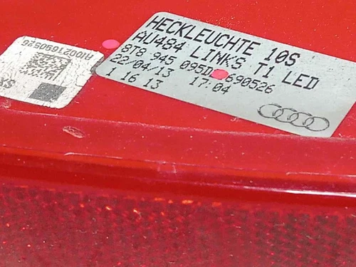 8T8945095D Piloto Trasero Izquierdo para AUDI A5 SPORTBACK (8T) 2.7 TDI 509396 - Imagen 2 de 9
