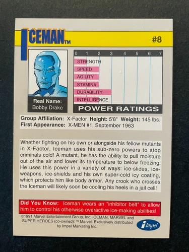 FINISH YOUR SET 1991 Impel Marvel Universe Series 2 II Pick the Card - Picture 17 of 322