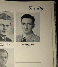 RARE David Ferrie School Yearbook JFK Assassination Lee Harvey Oswald Clay Shaw