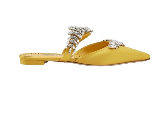 サンダル・ミュール Manolo Blahnik Hourani 105 Sandal Yellow Manolo Blahnik Hourani 105 Sandal Women Yellow Size 36 | eBay