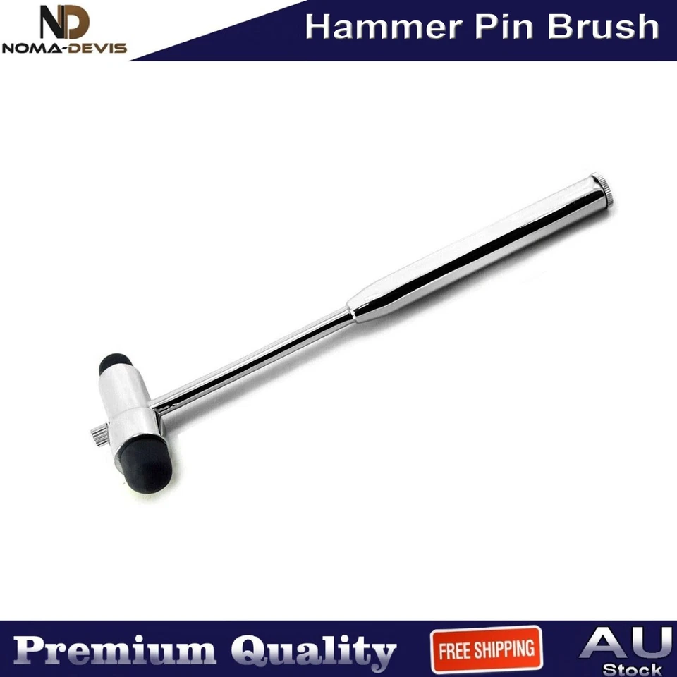 Cepillo de pasador de martillo neurológico doble goma instrumentos de diagnóstico médico CE Foto 4 de 4