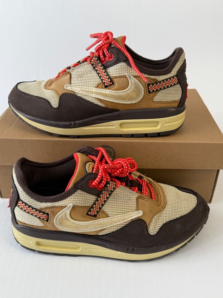 Nike Air Max 1 x Travis Scott Low Baroque Brown DO9392 200 SZ 6