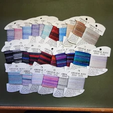 Crystal Rays Variegated Ribbon Rainbow Gallery Needlepoint Long Stitch Choice