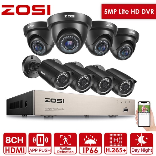 ZOSI 5MP Lite CCTV Security Camera System 1080P 8CH H.265+ DVR Home Outdoor 2TB - Picture 15 of 15