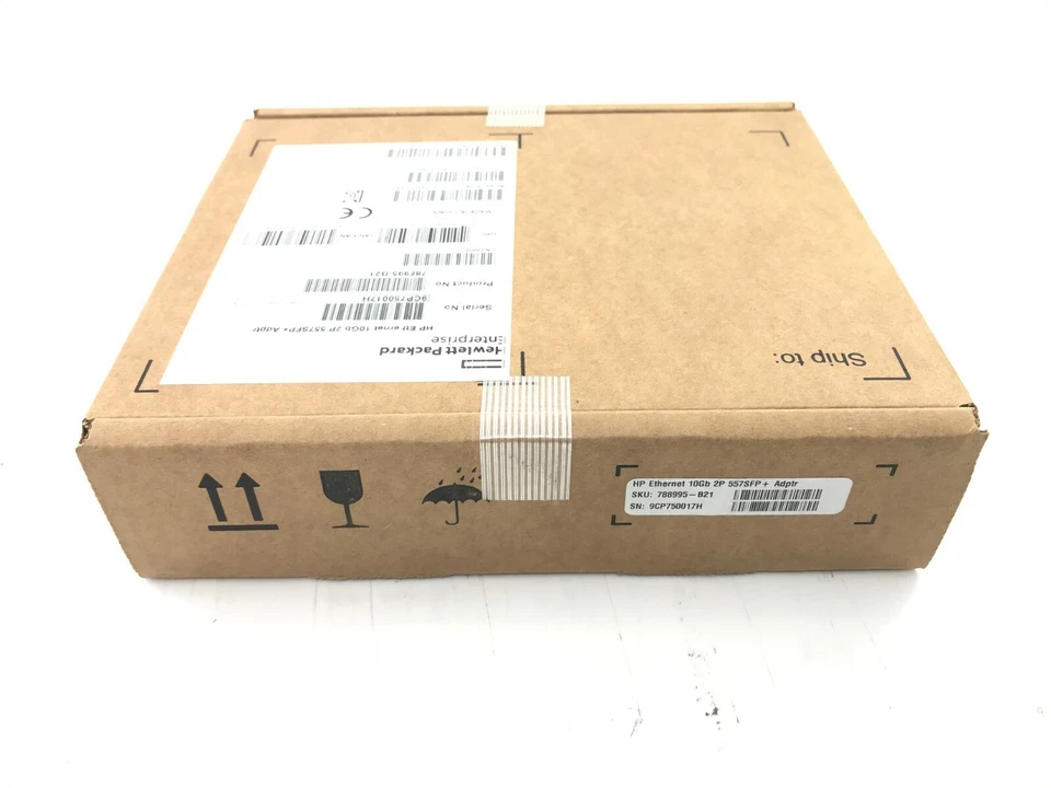 ✅ HP Ethernet 10Gb 2-Port 557 SFP+ Adapter 788995-B21 - 792834-001 - NEW SEALED - Image 3 of 3