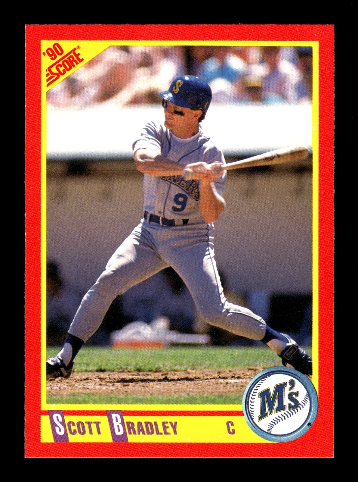 SCOTT BRADLEY ⚾ 1990 Score Baseball #228 Seattle Mariners