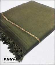 AFGHAN PATOO HANDMADE COZY SAWATI WOOL SOLID PASHTUN SHAWL SCARF WRAP MENS WOMEN