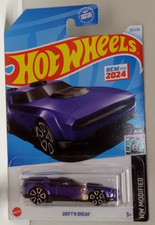 2024 Hot Wheels Drift'n Break 35/250 HW Modified 4/10 HRY53 Purple