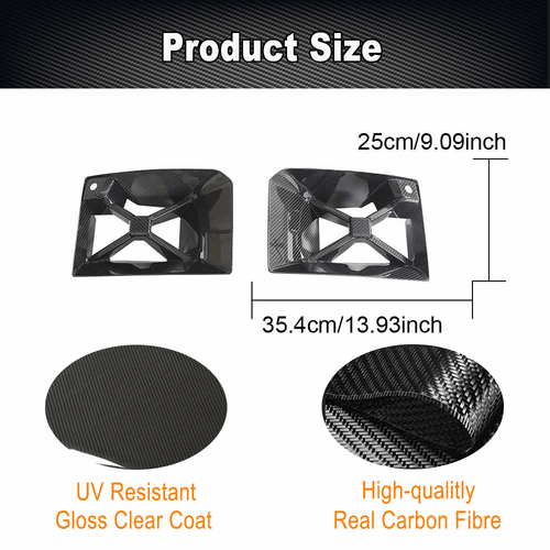 griglia sfiato prese aria anteriore dry carbon air vents per bmw m2 g87 2022-2024 - Foto 7 di 12