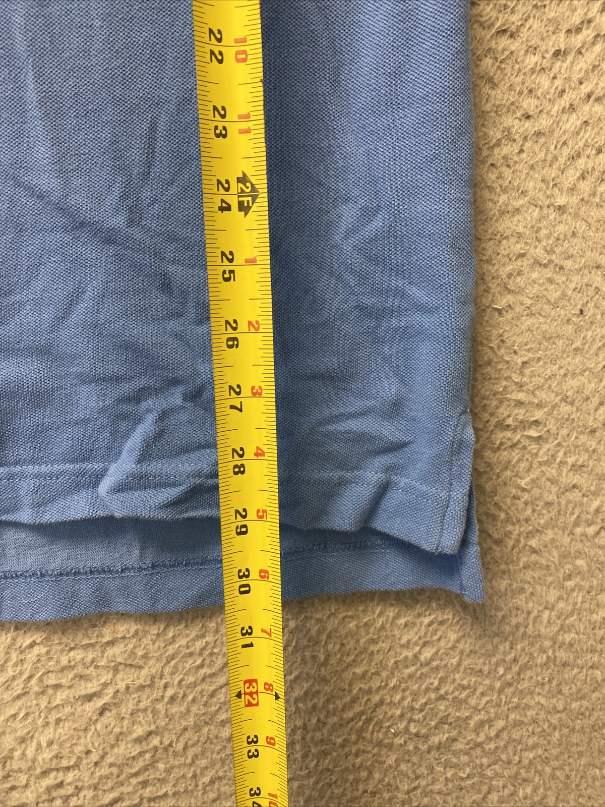 IZOD Shirt Men's L Blue Polo Embroidered Crest Classic Preppy Golf/99