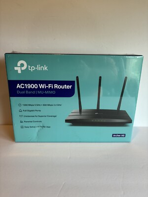 NEW Tp-link Ac1900 Smart Wifi Router (archer A8) Black #1090 Z46/26 (TC)