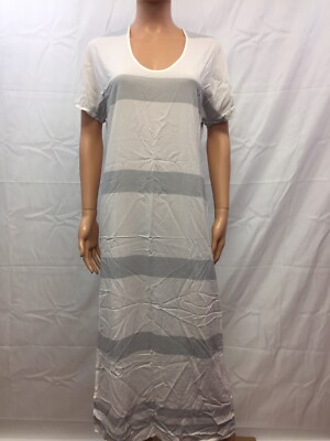 Kleid Gerade Frau James Perse 94% Viskose GRÖSSE XS Farbe Neu Weiß