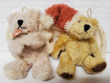 Boyds Bears Angel Teddy Lot 2 Comet Orion 5" Mini Christmas Ornaments Vintage 98