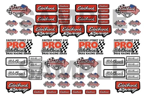 1:64, 1:32, 1:24 WATER-SLIDE DECALS FOR HOT WHEELS, MATCHBOX, SLOT CAR: