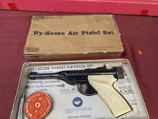 Hy-Score Model 800 .177cal Original complete W Box Works Good Vintage Pearl Grip