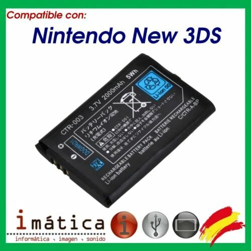 Baterías de Nintendo 3DS para consolas de videojuegos