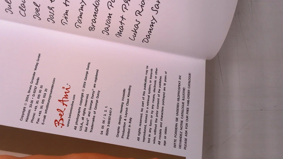 Bel Ami - Sebastian & Friends 2004 - Hardcover Perfect Condition Gay Photography Foto 2 de 4