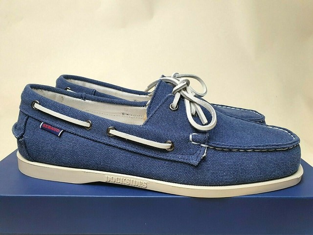 sebago docksides canvas