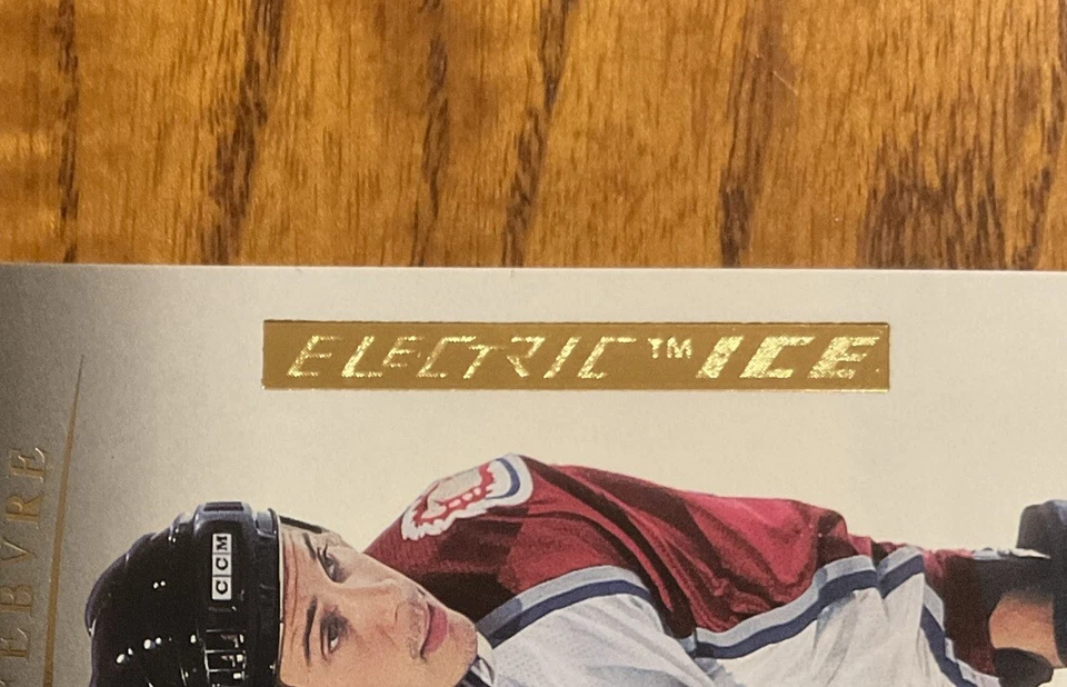 1995-96 Upper Deck Electric Ice Gold RARE Sylvain Lefebvre #342 - Image 3 of 3