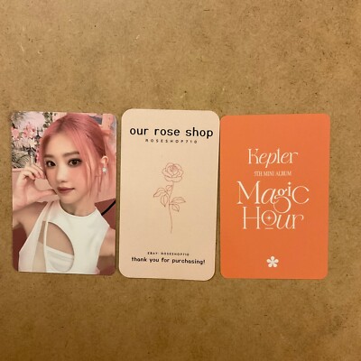 Kep1er Magic Hour Official Album POB Photocard (Beloved, Sunkissed