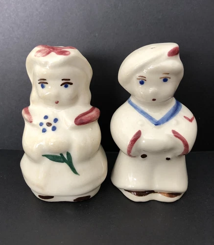 Vintage Shawnee Pottery 3" Sailor Boy and Little Boy Peep 1950's ?