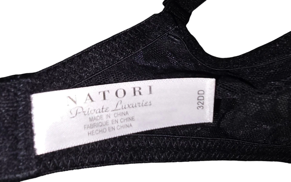 Natori Bra 32DD Nursing Bra Black Lace Underwire Maternity Breastfeeding - Image 3 of 4