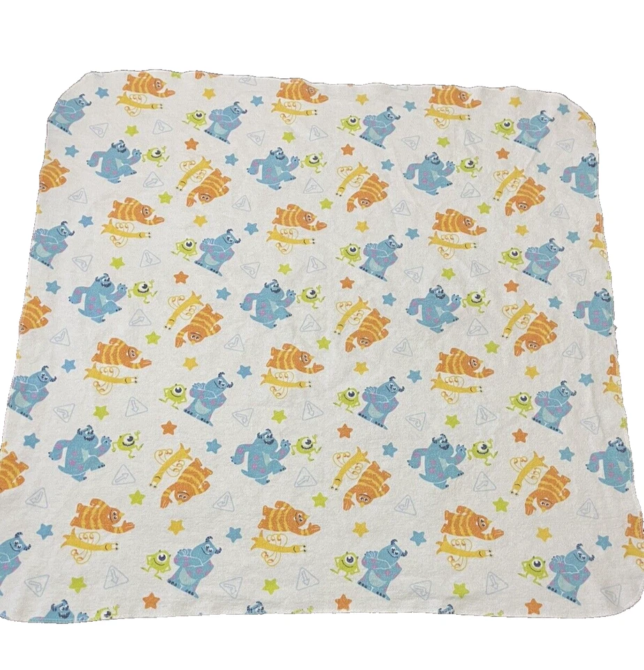 Disney Monsters Inc Manta Bebé Franela Recibiendo Lovey Foto 2 de 4