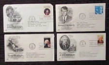 1979-82 FIRST DAY OF ISSUE George Washington Robert Kennedy John Paul Jones LOT