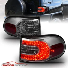 For 2007-2014 Toyota FJ Cruiser Smoke L.E.D Brake Tail Lights Rear Lamps Pair
