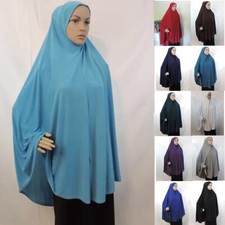 Large Muslim Hijab Scarf Headscarf Islamic Women Scarves Solid Colors Head Wraps