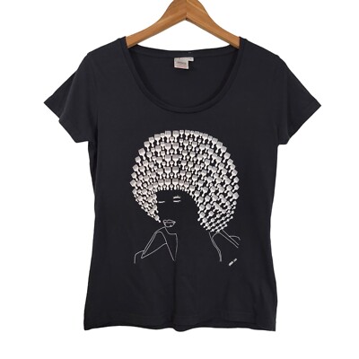 Urban Lillie T-Shirt Afro Cool Girl 100% Cotton Funky Unique Size Small 