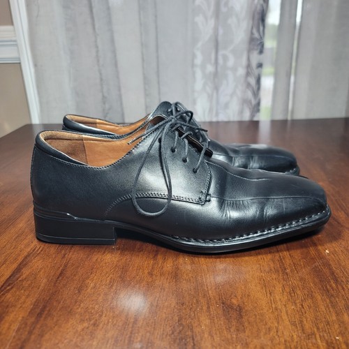 Oxford da uomo Rockport pelle nera taglia 9,5 M #APM24811 - Foto 5 di 11