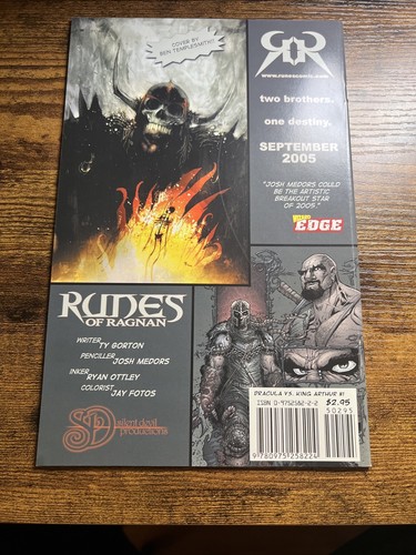 Dracula vs. King Arthur Issue #1 Signed Comic Book By Artist C. Beranek - 第 6/10 張圖片