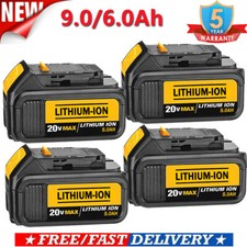 1 4Pack For DeWalt 20Volt Max 9.0AH Lithium Ion Battery 20V DCB206-2 DCB205-2 US