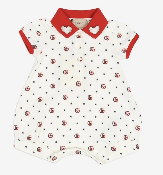 Gucci romper on sale baby girl