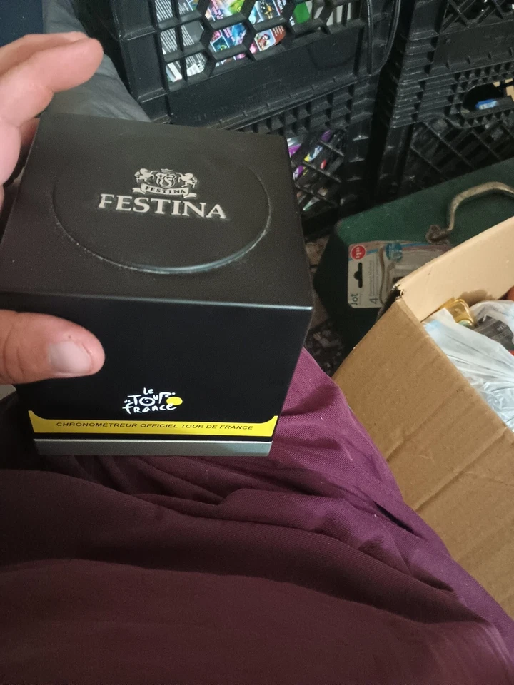 FESTINA Chrono Bike Tour De France Watch Swiss Quartz Box N Manual Only No Watch - Image 4 of 4