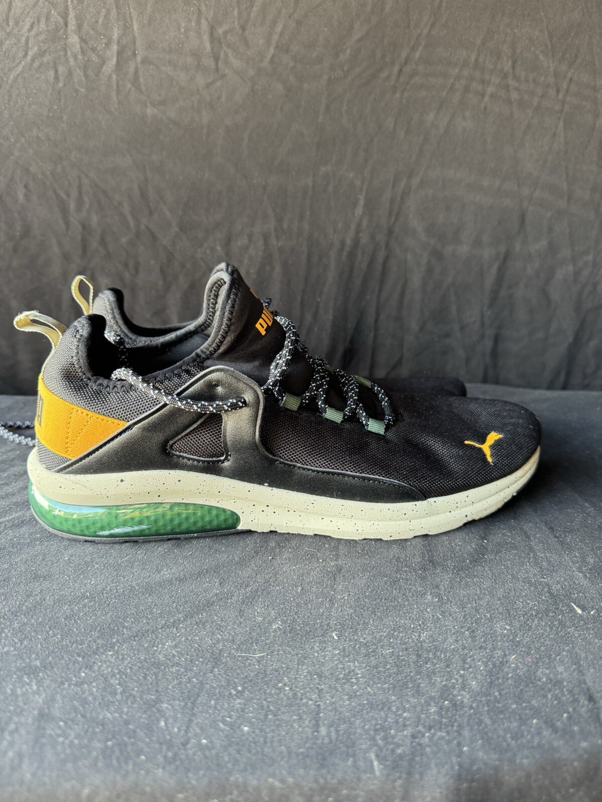 SAOLA Puma Electron 2.0 Open Road Uomo Nero Albicocca Foresta Bianco 387270 01 Taglia 12