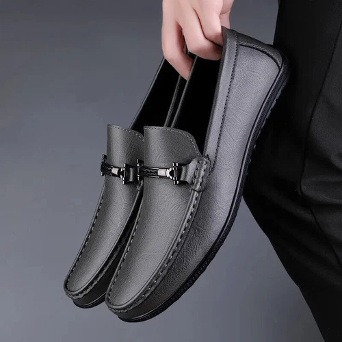 Mens Business Men Slip-on Shoes All-Match Shoes Loafers Handmade Driving Flats - Picture 21 of 32