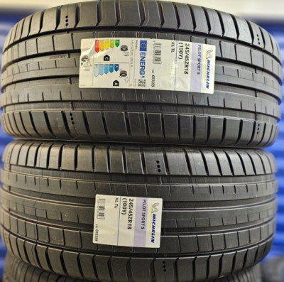 2X MICHELIN PILOT SPORT 5 CAR TYRES 245/45 ZR18 XL 100Y 245 45 18