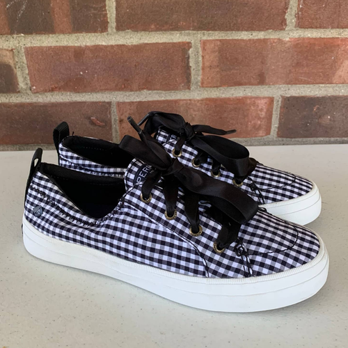 sperry gingham sneakers
