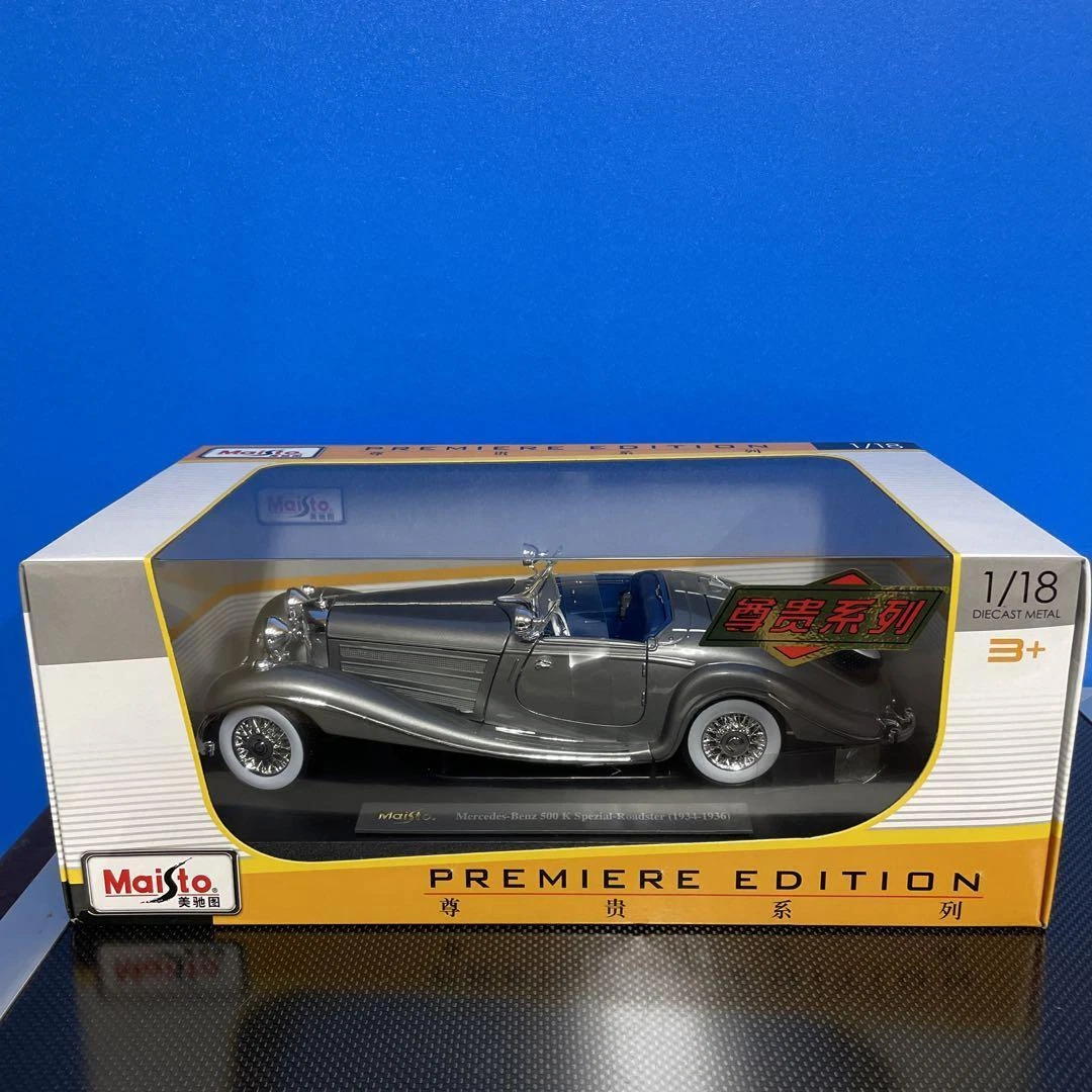 新しく着き Mercedes-Benz 1/18 500K roadster Spezial ミニカー - www