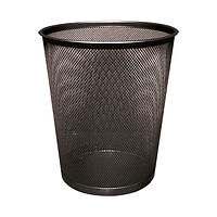 Image of Q-Connect Waste Basket Mesh 18 Litre Black KF00871
