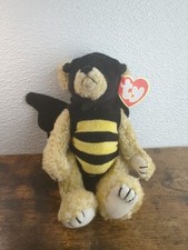 TY Beanie Baby Beezee Bee the Bear Attic Treasure Collection bumblebee 8"