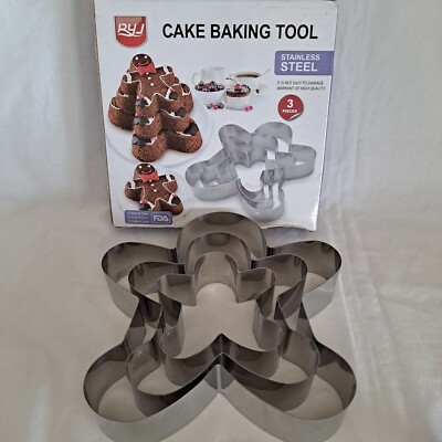 RYL GINGERBREAD TIER CAKE BAKING TOOL Cutters Layered