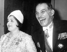 Egyptian Ambassador Britain Dr Ahmad Hassan El Fiky & Wife Madame Zei 1967 PHOTO