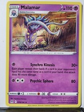 Malamar 078/196 - RARE Non Holo Lost Origin Pokemon Card - Tomokazu Komiya Art