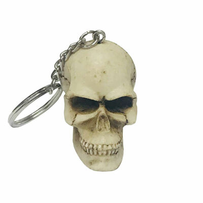 SKULL HEAD KEYCHAIN SKELETON KEY CHAIN | eBay