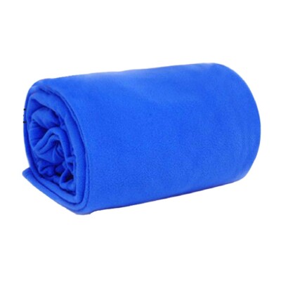 BLAUE KUSCHELDECKE ÄRMEL SUPER WEICHE FLEECEDECKE
