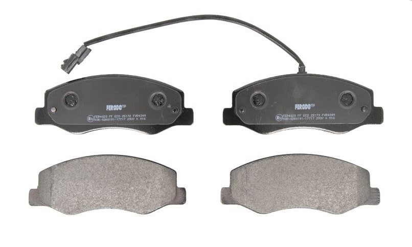 Plaquettes de frein FVR4349 FERODO pour le remplacement sur utilitaire RENAULT